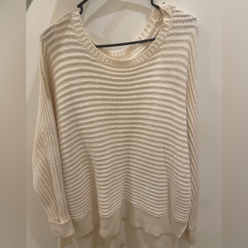 Lou & Grey Cream Women's Sweater